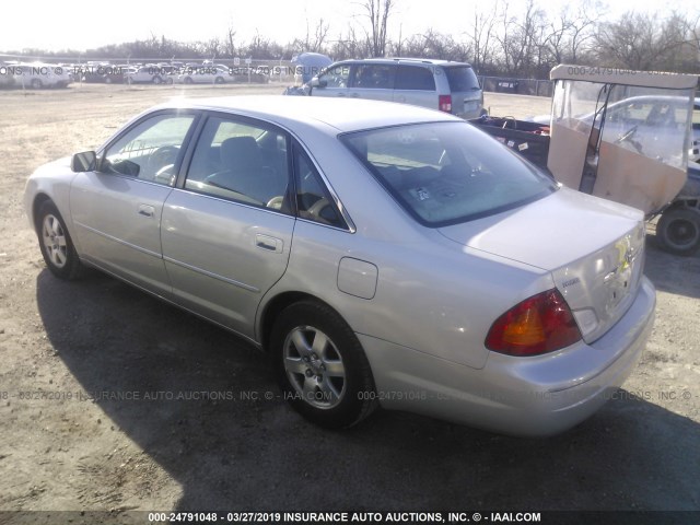 4T1BF28B31U183344 - 2001 TOYOTA AVALON XL/XLS SILVER photo 3