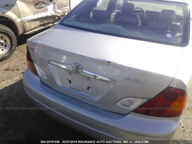 4T1BF28B31U183344 - 2001 TOYOTA AVALON XL/XLS SILVER photo 6