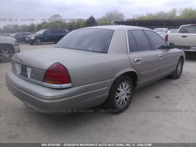 2FAFP74W73X152561 - 2003 FORD CROWN VICTORIA LX GOLD photo 4