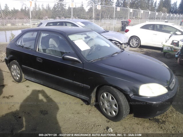 2HGEJ6445XH102503 - 1999 HONDA CIVIC DX BLACK photo 1