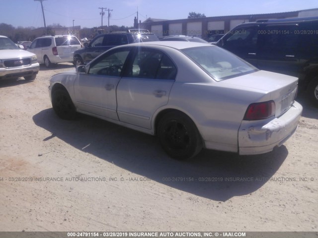 4A3AA46GX2E141870 - 2002 MITSUBISHI GALANT ES/LS WHITE photo 3