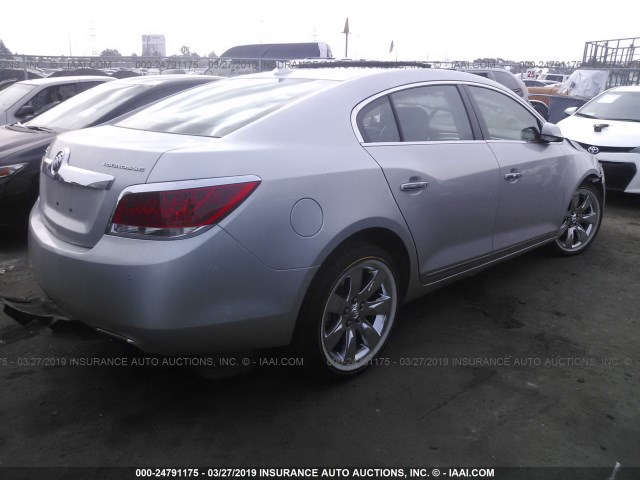 1G4GF5E3XDF323757 - 2013 BUICK LACROSSE PREMIUM SILVER photo 4