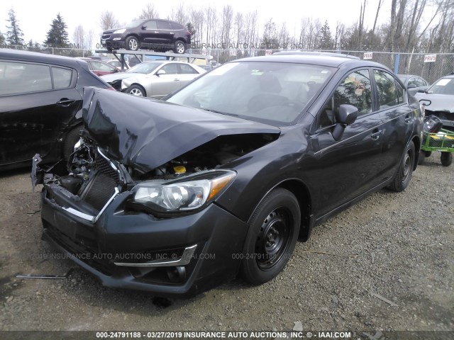 JF1GJAA6XFG009685 - 2015 SUBARU IMPREZA BLACK photo 2