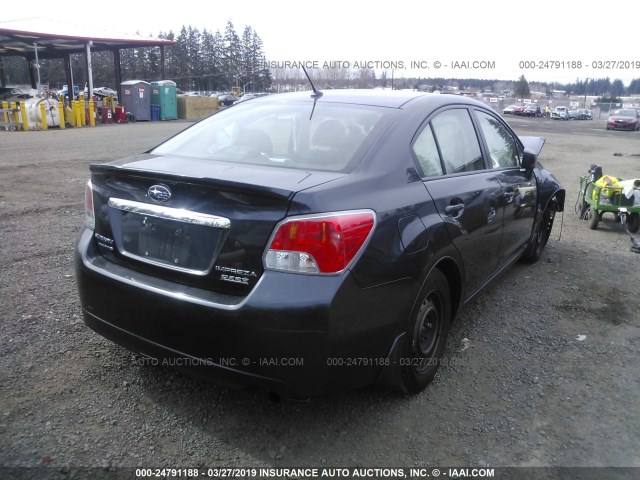 JF1GJAA6XFG009685 - 2015 SUBARU IMPREZA BLACK photo 4