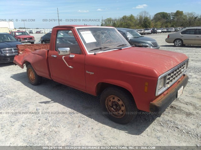 1FTBR10A7FUA08420 - 1985 FORD RANGER RED photo 1