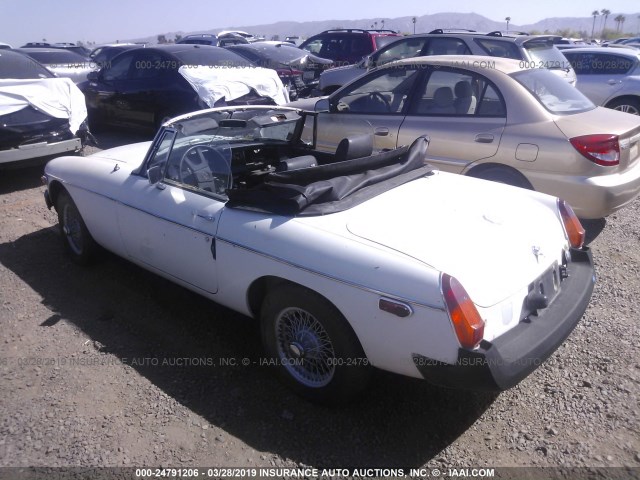 GHN5UL500385G - 1979 MG B WHITE photo 3