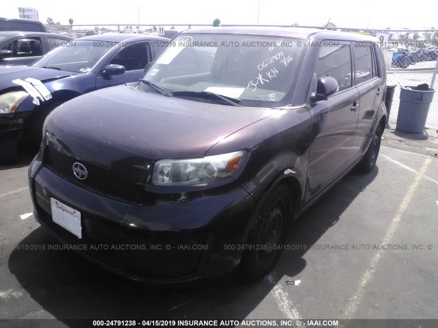 JTLKE50E291062904 - 2009 TOYOTA SCION XB 勃艮第红 照片 2