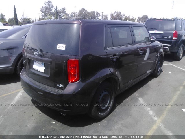 JTLKE50E291062904 - 2009 TOYOTA SCION XB 勃艮第红 照片 4