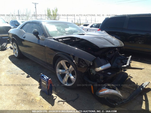 2C3CDYAG9EH233135 - 2014 DODGE CHALLENGER SXT BLACK photo 1