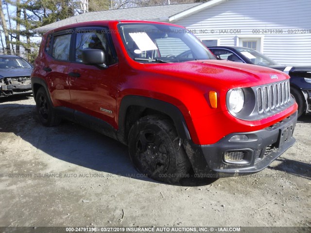 ZACCJAAWXGPC57111 - 2016 JEEP RENEGADE SPORT ORANGE photo 5