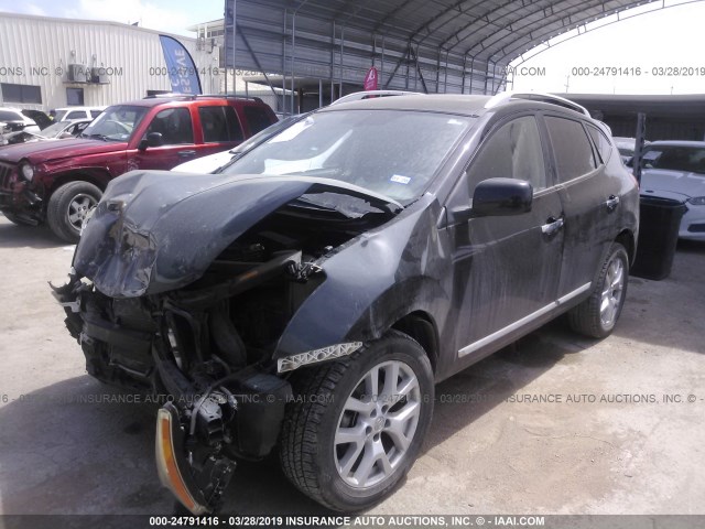 JN8AS5MT1BW574367 - 2011 NISSAN ROGUE S/SV/KROM BLACK photo 2