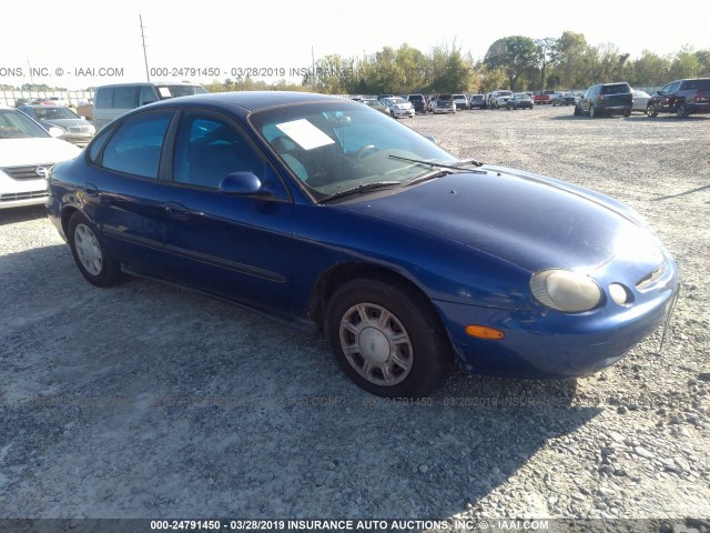 1FALP52U2TA172587 - 1996 FORD TAURUS GL BLUE photo 1