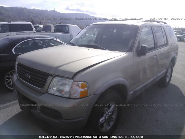 1FMZU63E42ZA97591 - 2002 FORD EXPLORER XLT GOLD photo 2