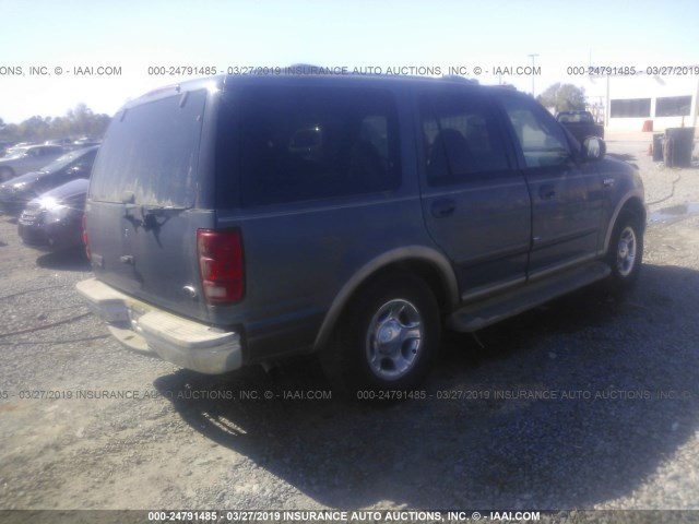 1FMRU17W91LA78168 - 2001 FORD EXPEDITION EDDIE BAUER Navy photo 4