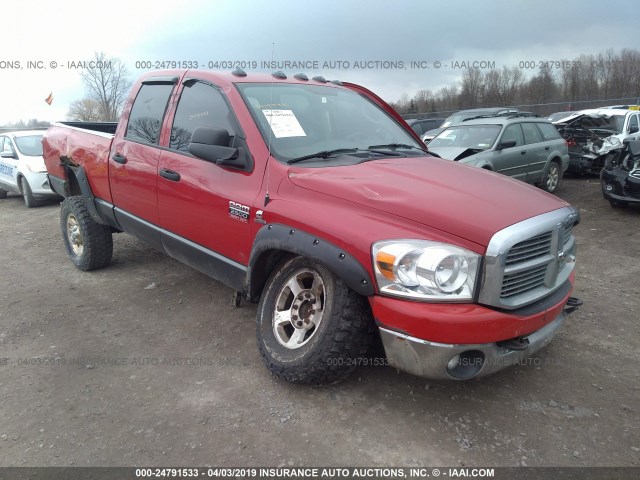 3D7KS28A38G230835 - 2008 DODGE RAM 2500 ST/SLT RED photo 1