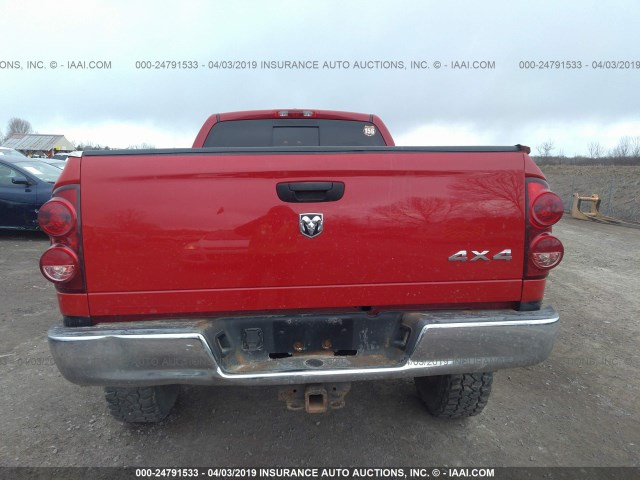 3D7KS28A38G230835 - 2008 DODGE RAM 2500 ST/SLT RED photo 8