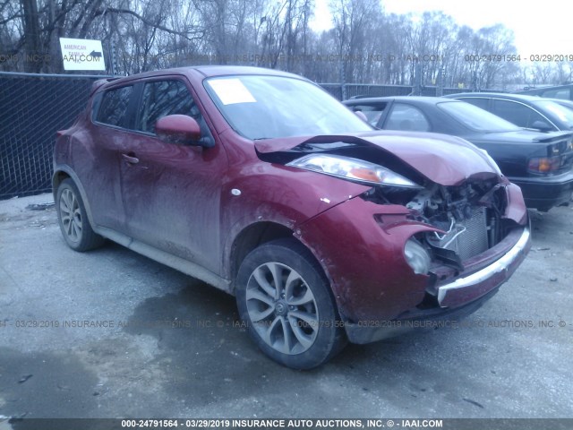 JN8AF5MV3BT005852 - 2011 NISSAN JUKE S/SV/SL RED photo 1