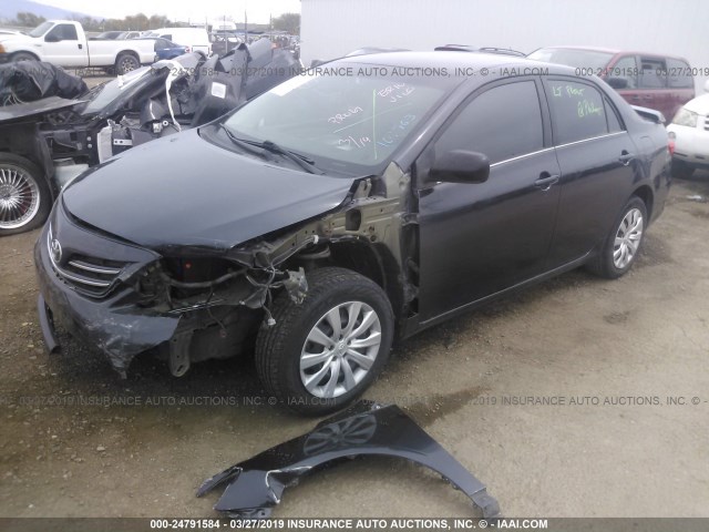 5YFBU4EE1DP101763 - 2013 TOYOTA COROLLA S/LE GRAY photo 2