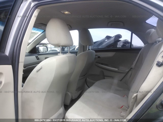 5YFBU4EE1DP101763 - 2013 TOYOTA COROLLA S/LE GRAY photo 8