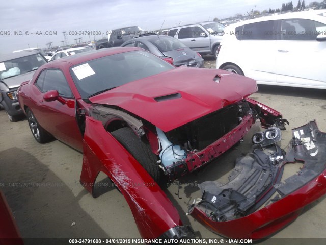 2C3CDZAG2GH172607 - 2016 DODGE CHALLENGER SXT RED photo 1