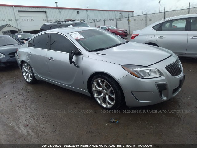 2G4GV5GV9D9176552 - 2013 BUICK REGAL GS SILVER photo 1