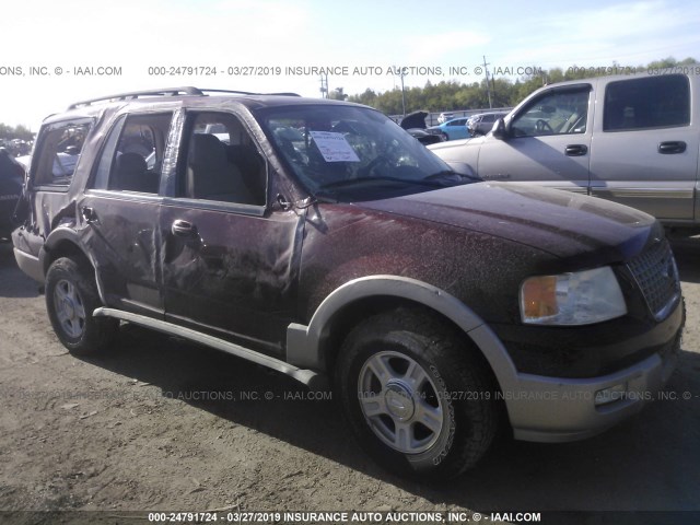 1FMPU17546LA94445 - 2006 FORD EXPEDITION EDDIE BAUER PURPLE photo 1