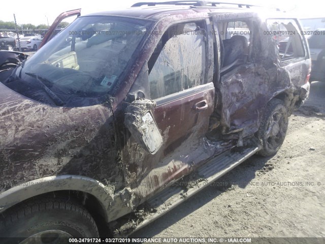 1FMPU17546LA94445 - 2006 FORD EXPEDITION EDDIE BAUER PURPLE photo 6