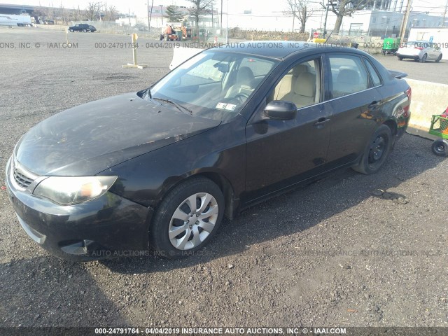 JF1GE61699H519851 - 2009 SUBARU IMPREZA 2.5I BLACK photo 2