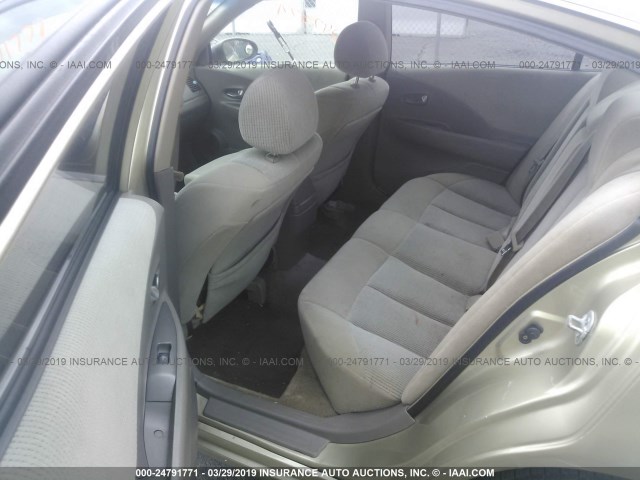 1N4AL11D72C156689 - 2002 NISSAN ALTIMA S/SL GOLD photo 8