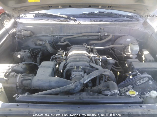 5TBET34106S513488 - 2006 TOYOTA TUNDRA DOUBLE CAB SR5 GRAY photo 10