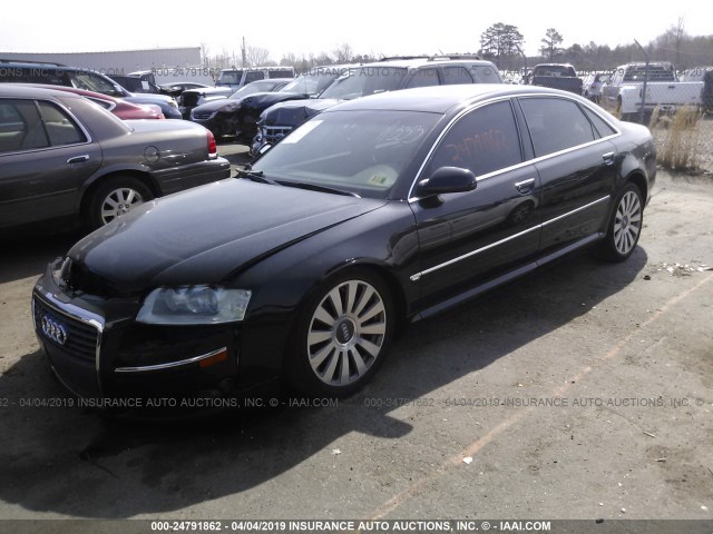 WAUMV44E17N020543 - 2007 AUDI A8 L QUATTRO BLACK photo 2