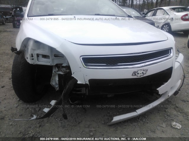 1G1ZH57B794268594 - 2009 CHEVROLET MALIBU 1LT WHITE photo 6