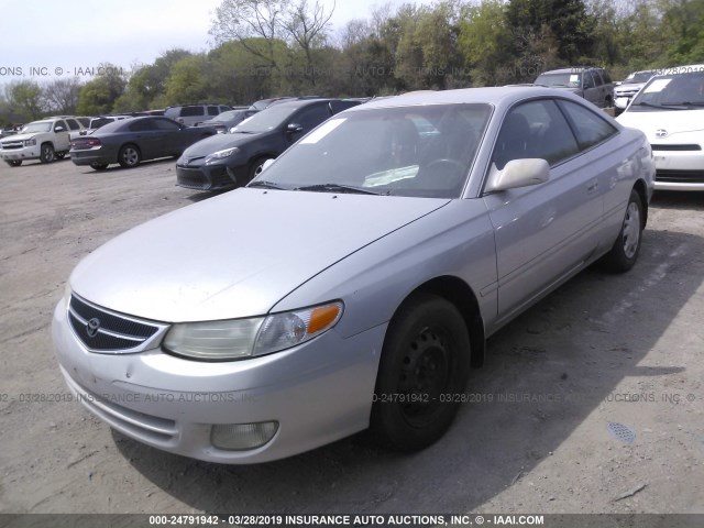 2T1CG22P4XC254440 - 1999 TOYOTA CAMRY SOLARA SE SILVER photo 2