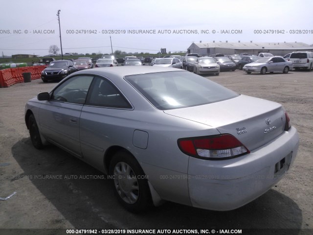 2T1CG22P4XC254440 - 1999 TOYOTA CAMRY SOLARA SE SILVER photo 3