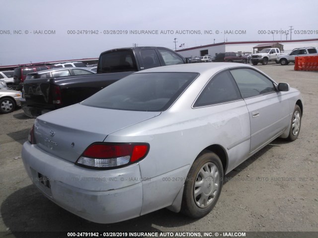 2T1CG22P4XC254440 - 1999 TOYOTA CAMRY SOLARA SE SILVER photo 4