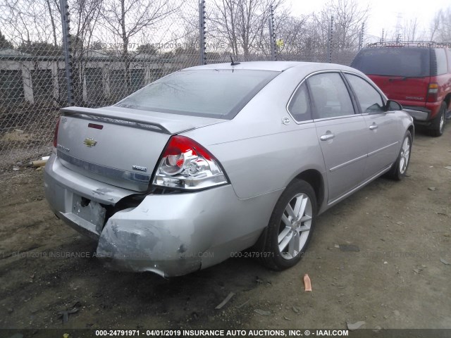 2G1WU583481229834 - 2008 CHEVROLET IMPALA LTZ GRAY photo 4