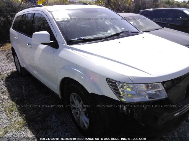 3C4PDCBG8DT564454 - 2013 DODGE JOURNEY SXT WHITE photo 1