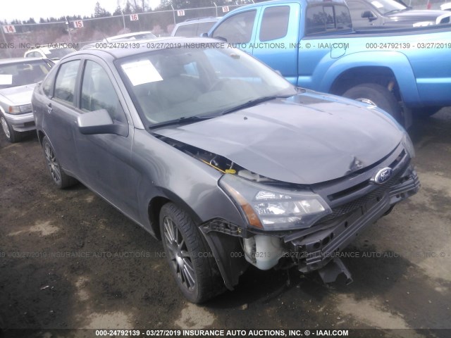 1FAHP3GNXBW151483 - 2011 FORD FOCUS SES GRAY photo 1