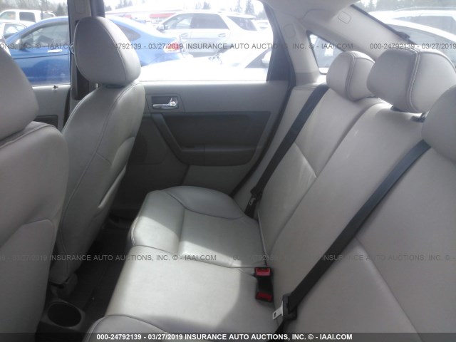 1FAHP3GNXBW151483 - 2011 FORD FOCUS SES GRAY photo 8