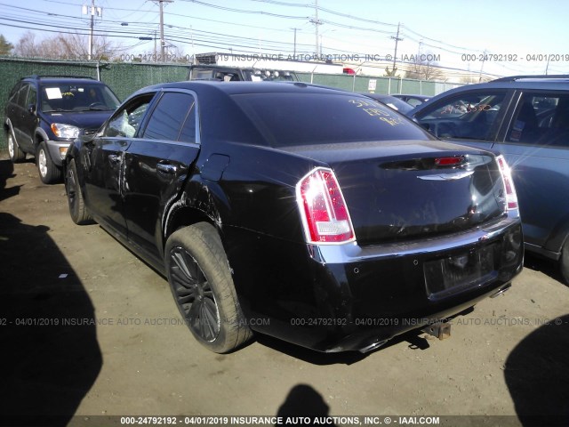 2C3CA6CT8BH596089 - 2011 CHRYSLER 300C BLACK photo 3