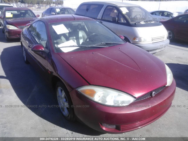 1ZWFT61L625615809 - 2002 MERCURY COUGAR V6/SPORT 红色 照片 1