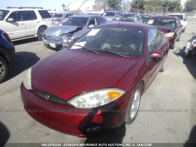 1ZWFT61L625615809 - 2002 MERCURY COUGAR V6/SPORT 红色 照片 2