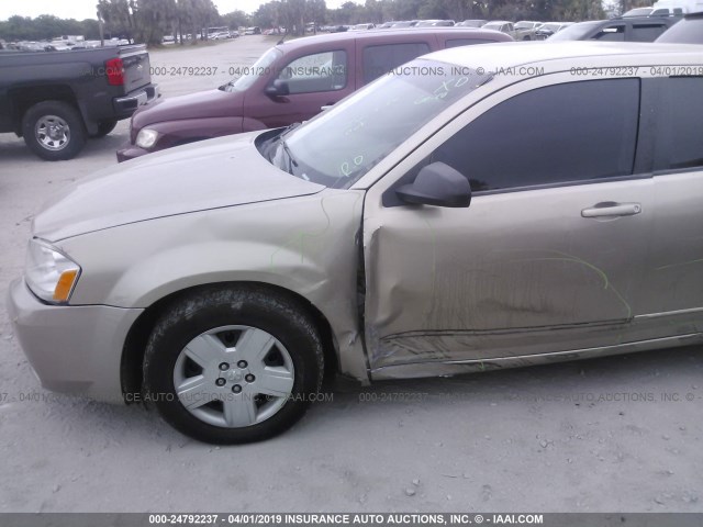 1B3LC46B09N569503 - 2009 DODGE AVENGER SE/SXT GOLD photo 6