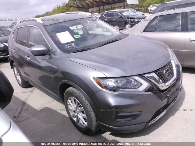 KNMAT2MT3JP573818 - 2018 NISSAN ROGUE S/SV GRAY photo 1