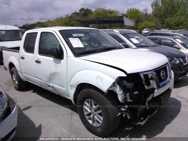 1N6AD0ER1KN733497 - 2019 NISSAN FRONTIER S/SV/SL/DESERT RUNNER WHITE photo 1