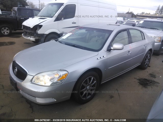 1G4HD57256U174252 - 2006 BUICK LUCERNE CXL SILVER photo 2