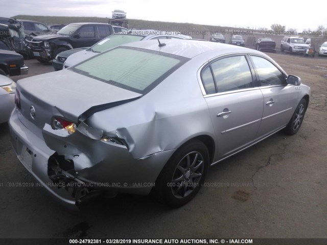 1G4HD57256U174252 - 2006 BUICK LUCERNE CXL SILVER photo 4