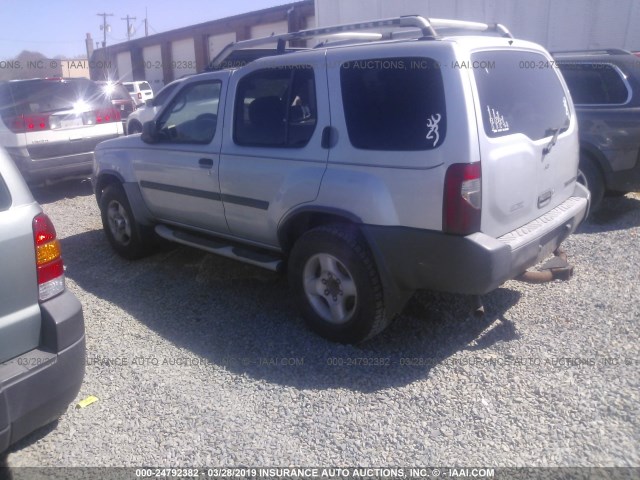 5N1ED28Y31C595356 - 2001 NISSAN XTERRA XE/SE SILVER photo 3