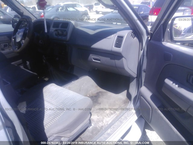 5N1ED28Y31C595356 - 2001 NISSAN XTERRA XE/SE SILVER photo 5