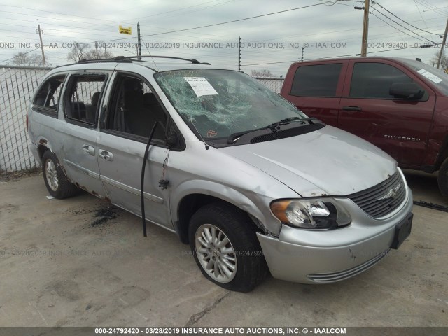 2C4GP54L34R528851 - 2004 CHRYSLER TOWN & COUNTRY TOURING SILVER photo 1